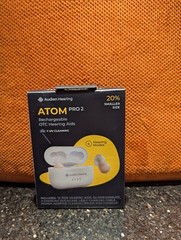 Audien ATOM PRO 2 Wireless Rechargeable OTC Hearing Aids OPEN BOX