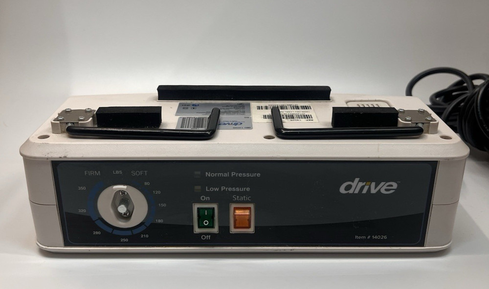 Drive Medical 14026 Pump Normal/Low Air Loss Mattress Replacement System *READ*