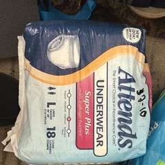 Attends Protective Underwear L 18ct Super Plus Disposable Leak Barrier