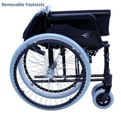 Karman LT-980 Ultra Lightweight Wheelchair – 24 lbs, Black