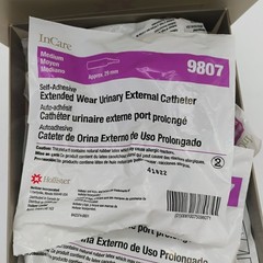 Hollister 9807 InCare External Catheter Medium 29mm Box of 12 EXPIRED JUNE 2009