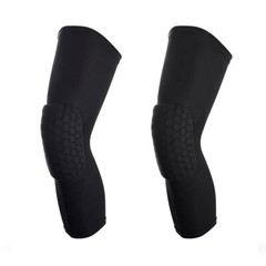 Honeycomb Pad Basketball Crashproof Antislip Knee Leg Long Sleeve Protector Gear