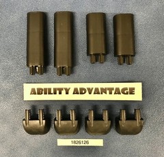 2 NEW: Permobil V.2 CASTERS & AGGRESSIVE SOLID TIRES F3, F5, M5, (version 2)