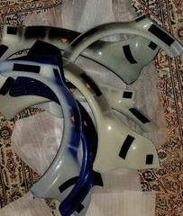 Quickie Freestyle Power Chair F! FENDERS Metallic Silver or Metallic Blue Pick