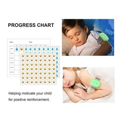 Bed Wetting Alarm for Kids, USB Rechargeable, Pee Alarms with Loud Sound & Stron