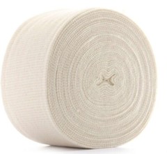 MediChoice MADE USA Tubular Elastic Support Bandage Natural Sz F 4 In x 11 yds