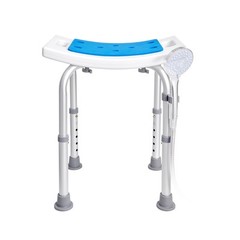 Shower Chair Bath Stool Seat Padded Height Adjustable Bathtub Shower Seat 350lb