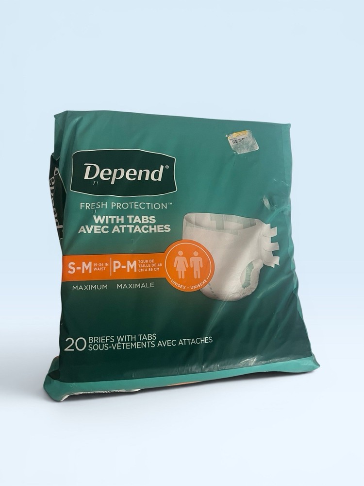 Depend Medium Incontinence Pants, 20 Count