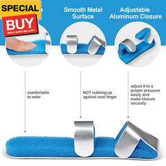 Trigger Finger Splint Brace for Thumb Index Middle Ring Pinky, Metal Foam Broken