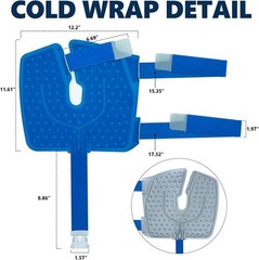 Knee Cold Compression Machine Portable Ice Therapy Quiet Pump Support