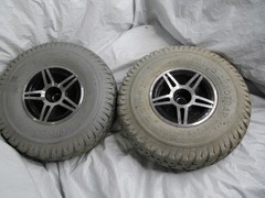 Wheels & Tires From Jazzy Jet 3 Wheelchair