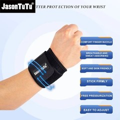 Wrist Brace Sports Band Wrap Adjustable Support Gym Strap Carpal Tunnel Bandage