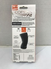 The Original Copper Fit Infused Compression Knee Sleeve Unisex Large Damage Box