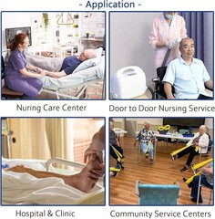 IRTME Portable Bedside Bath System for Bedridden Elderly Paralyzed