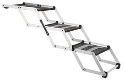 Trixie Foldable Aluminum Pet Steps For Dogs Up To 165 Pounds Adjustable From