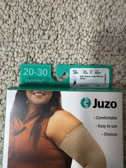 Juzo Arm Sleeve Soft Long Silicone Band, 20-30mmHg Black Size~ IV Model~2001