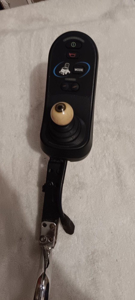 Wheelchair Power Joystick Controller, Black, with Mounting Bracket