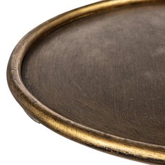 Creative Co-Op Metal Martini Cocktail Table Antique Brass Ec1446
