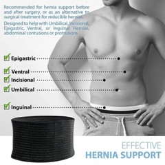 Umbilical Navel Hernia Belt Abdominal Support Binder with pad for Men and Women