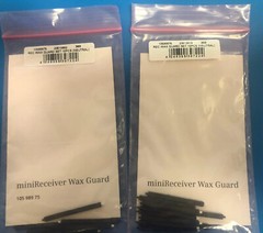 2-pack of miniReceiver Wax Guards for Signia Miracle Ear, Kirkland US seller