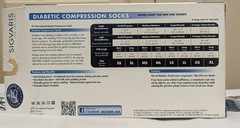 Sigvaris 602C Diabetic UNISEX MEN WOMEN Compression Calf Socks Sz MS