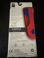 Vasyli Medical Custom 3/4th Heat Moldable High Density Orthotic Insoles Size L
