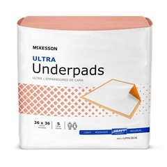 100 McKesson Heavy Absorbency Adult Senior Bed Pads Disposable Underpads 36×36”