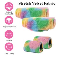 4-Pack Premium Fluffy Crutches Padding, Ultra-Soft Breathable Multicolor