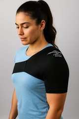 Adjustable Shoulder Brace Reusable Ice and Heat Therapy Sleeve: Left Right Arm