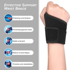 Wrist Brace, Ultra-Thin Elastic for Tear, Fits Both Wrists, Universal Size