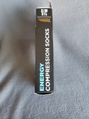COPPER FIT ENERGY COMPRESSION SOCKS S/M 1 PAIR NYLON/SPANDEX/POLYESTER