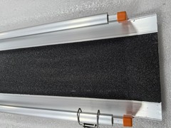 2PCS 700 lbs Folding Wheelchair Ramp Aluminum Mobility Ramp Portable