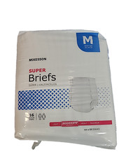 PACK OF 2 McKesson Super Moderate Absorbency Adult Diapers 32″-44″ M 32 CT