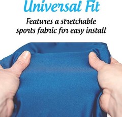 Top Glides Universal Rollator Walker Seat and Backrest Covers (Blue)