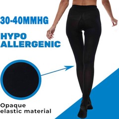 Women Men Support Compression Pantyhose 30-40 mmHg Stockings Varicose Edema Pain
