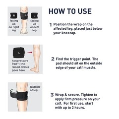 Plus Acupressure System – Effective Sciatic Nerve Pain Relief Brace (One Size)