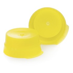 McKesson Tube Closure Snap Cap Yellow Polyethylene 177-113148Y 1000 per Bag
