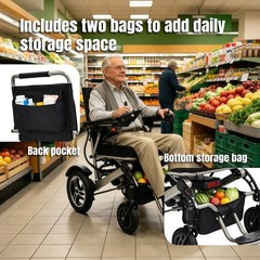 Electric Wheelchairs for Adults & Seniors Foldable 30 Miles Long Range