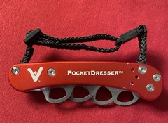 Pocket Dresser with Zipper and Pull Button Hook for Limited Dexterity
