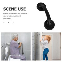Suction Shower Grab Bar 7.95 Inch Non-Slip Bathroom Safety Rail for Elderly D…