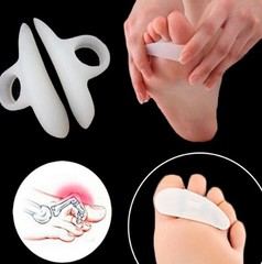 2 Silicone Gel Orthopedic Metatarsal Rings Help Correct Hammer Toe Seperator