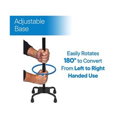 RMS Quad Cane – Adjustable Walking Cane with 4-Pronged Base for Extra Stabili…