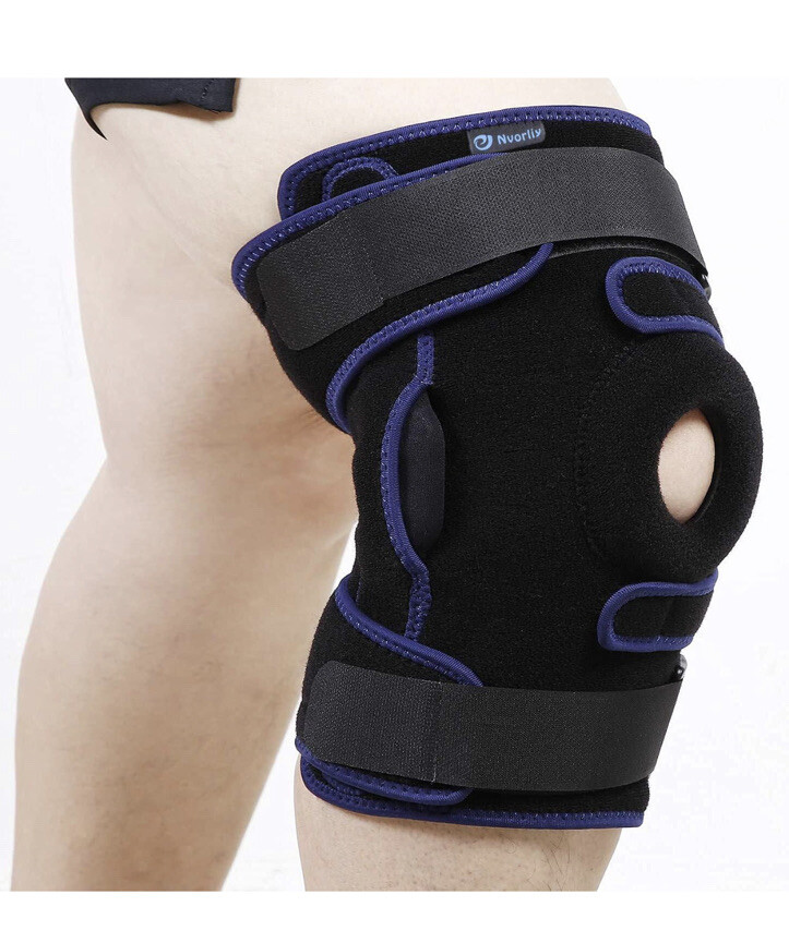 Nvorliy Medium Size Hinged Knee Brace For Men & Women M MEDIUM New