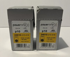Power One p10 Hearing Aid Batteries – 2 Boxes (120 Total) – Exp 2023‑07 – Sealed