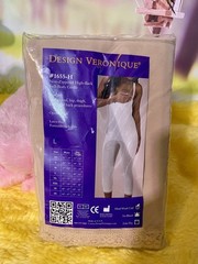 DESIGN VERONIQUE NON-ZIP HIGHBACK FULL BODY Compression Garment 1655H Sz L NIP!