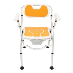 330lb Bedside Commode Toilet Chair w/ Bed Pan 3* EVA Seat Pads Height Adjustable