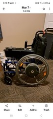 Ki Mobility Wheelchair With Emotion Wheels And A Never Used Pair Of Wheels