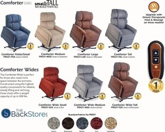 Golden Technologies Comforter PR531-S23 Small 23 Wide Seat PR-531 375 lb…