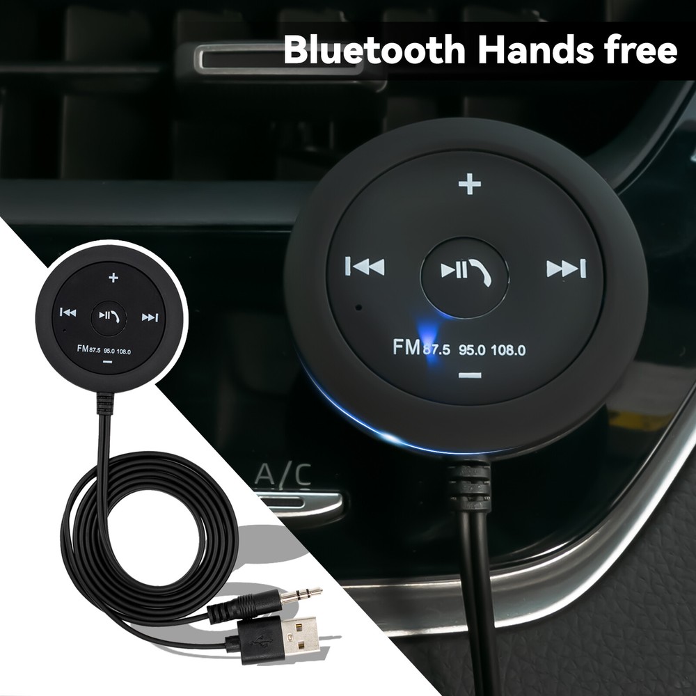 FM Transmitter Car Wireless Bluetooth MP3 Player Charger Aux Adapter Hands-Free