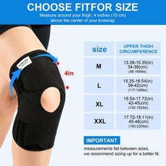 Bareform Meniscus Brace. Relieves Knee Pain And Tears, XX-Large